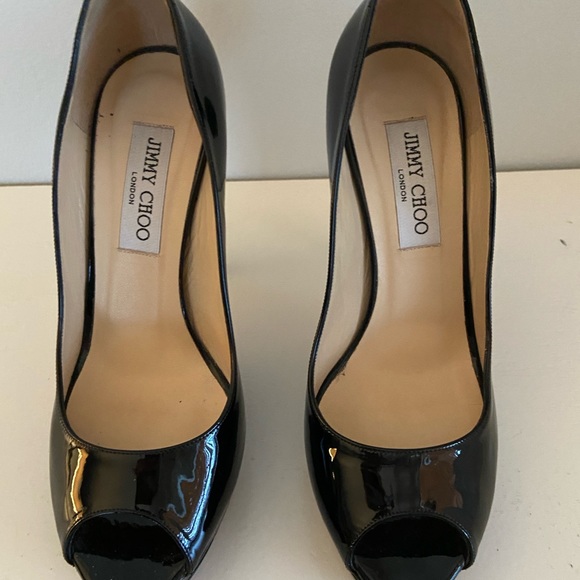 Jimmy Choo Open Toe Pumps - Picture 9 of 10